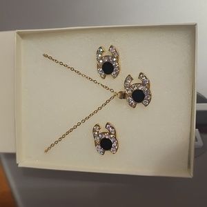 Beautiful  set w box necklace  and Earrings